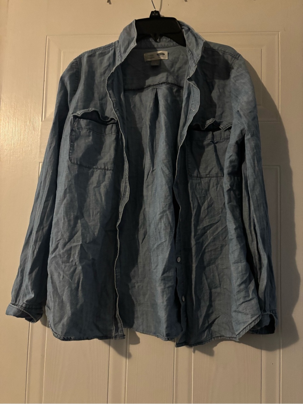 Old Navy Light Blue Women's Button-Down Shirt